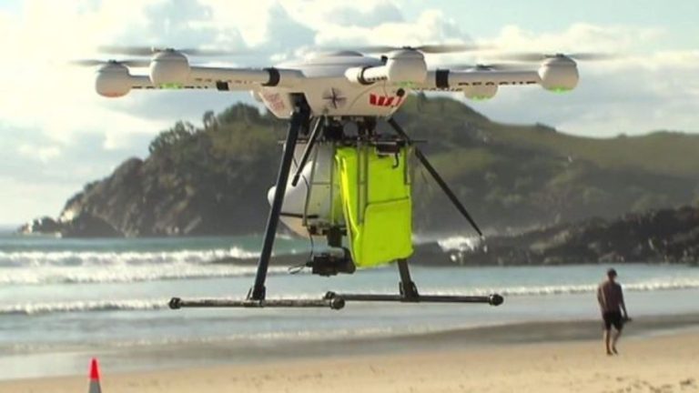 il Drone bagnino che ti salva la vita
